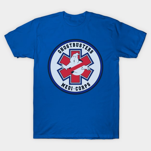 Ghostbusters Medi-Corps Faded Tee T-Shirt by Ghostbustersmedicorps